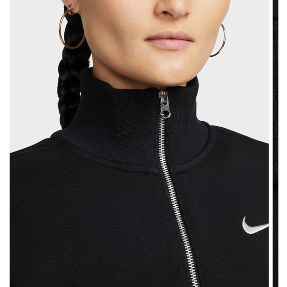 Nike NEW Sportswear Phoenix Fleese crop sweatshirt - Picture 7 of 8